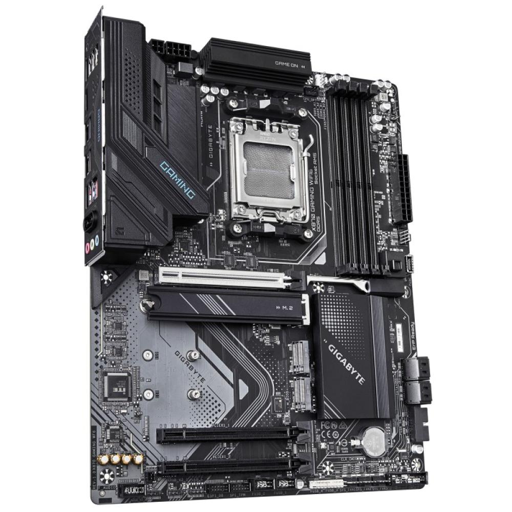GIGABYTE - X870 GAMING WIFI6 Placa Base - Compatible con CPUs AMD Ryzen 9000, 8+2+2 fases VRM, hasta 8000MHz DDR5 (OC), 1xPCIe 5