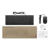 Lenovo - Essential Wired Combo (ES 172) teclado Ratón incluido Universal USB Español Negro