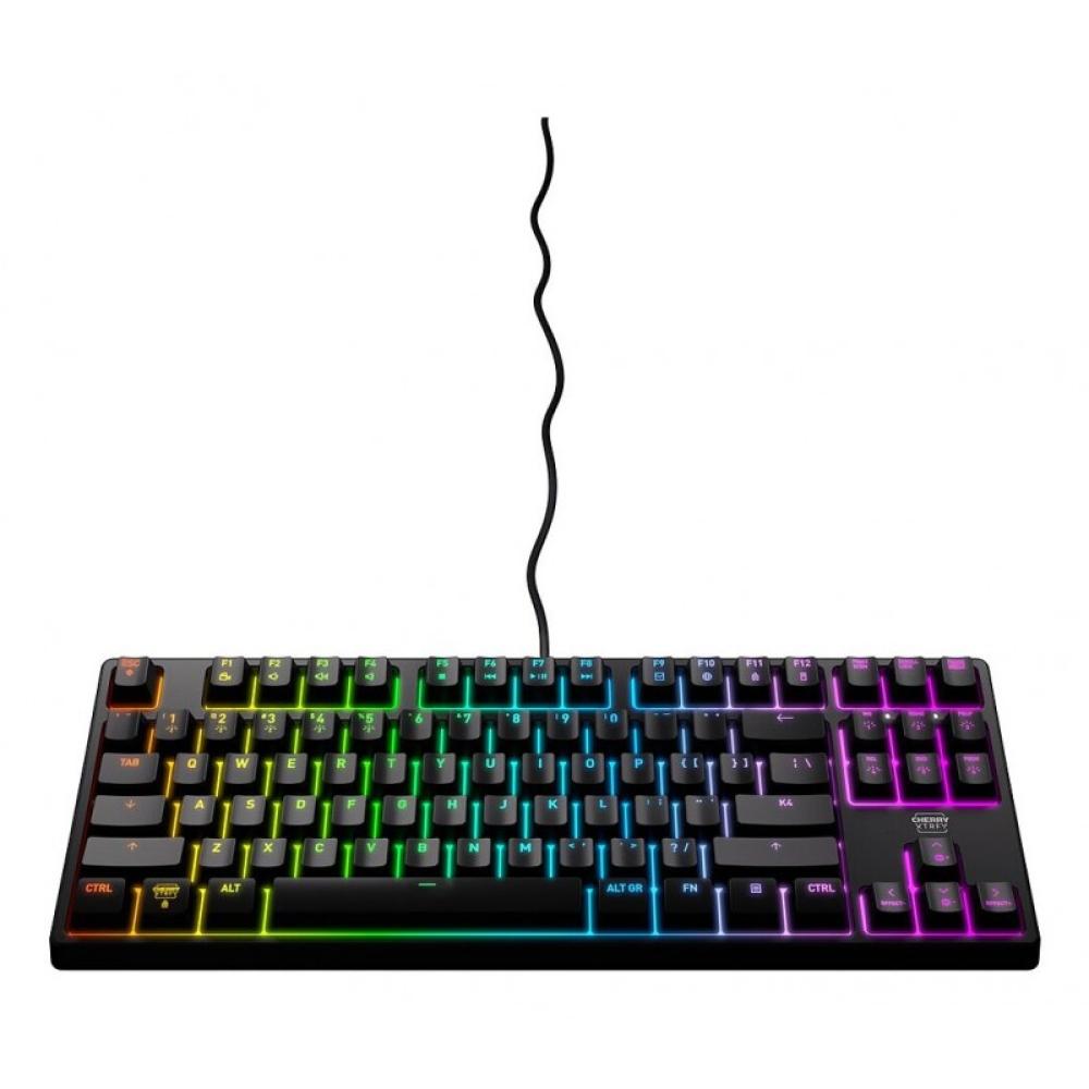 CHERRY - XTRFY K4V2 RGB TKL teclado Juego USB QWERTY Español Negro