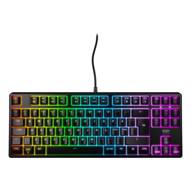 CHERRY - XTRFY K4V2 RGB TKL teclado Juego USB QWERTY Español Negro