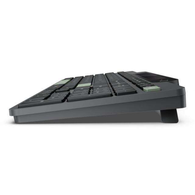 Lenovo - Self-Charging Bluetooth (ES 172) teclado Hogar / Oficina Español Negro, Verde