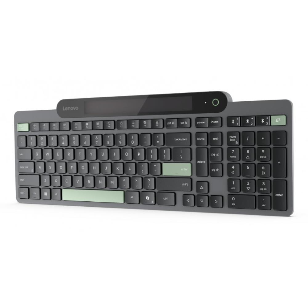 Lenovo - Self-Charging Bluetooth (ES 172) teclado Hogar / Oficina Español Negro, Verde