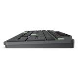 Lenovo - Self-Charging Bluetooth (ES 172) teclado Hogar / Oficina Español Negro, Verde