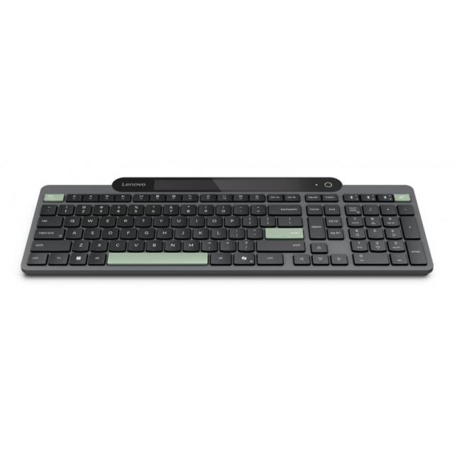 Lenovo - Self-Charging Bluetooth (ES 172) teclado Hogar / Oficina Español Negro, Verde