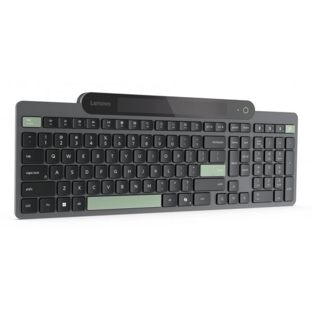 Lenovo - Self-Charging Bluetooth (ES 172) teclado Hogar / Oficina Español Negro, Verde