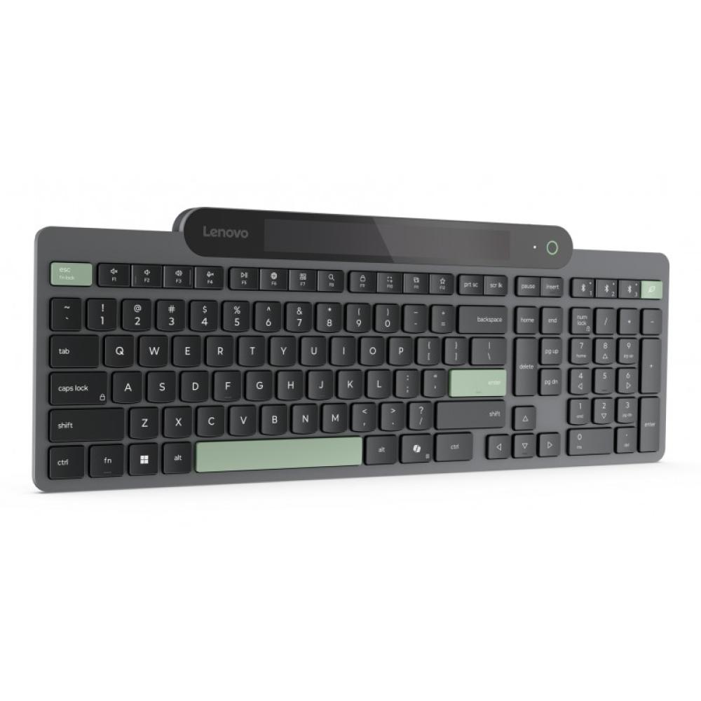 Lenovo - Self-Charging Bluetooth (ES 172) teclado Hogar / Oficina Español Negro, Verde