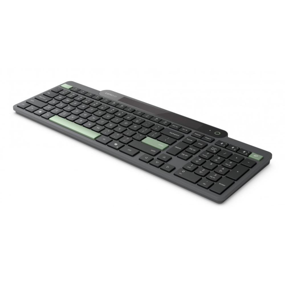 Lenovo - Self-Charging Bluetooth (ES 172) teclado Hogar / Oficina Español Negro, Verde