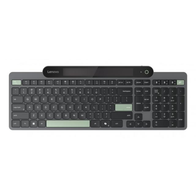 Lenovo - Self-Charging Bluetooth (ES 172) teclado Hogar / Oficina Español Negro, Verde
