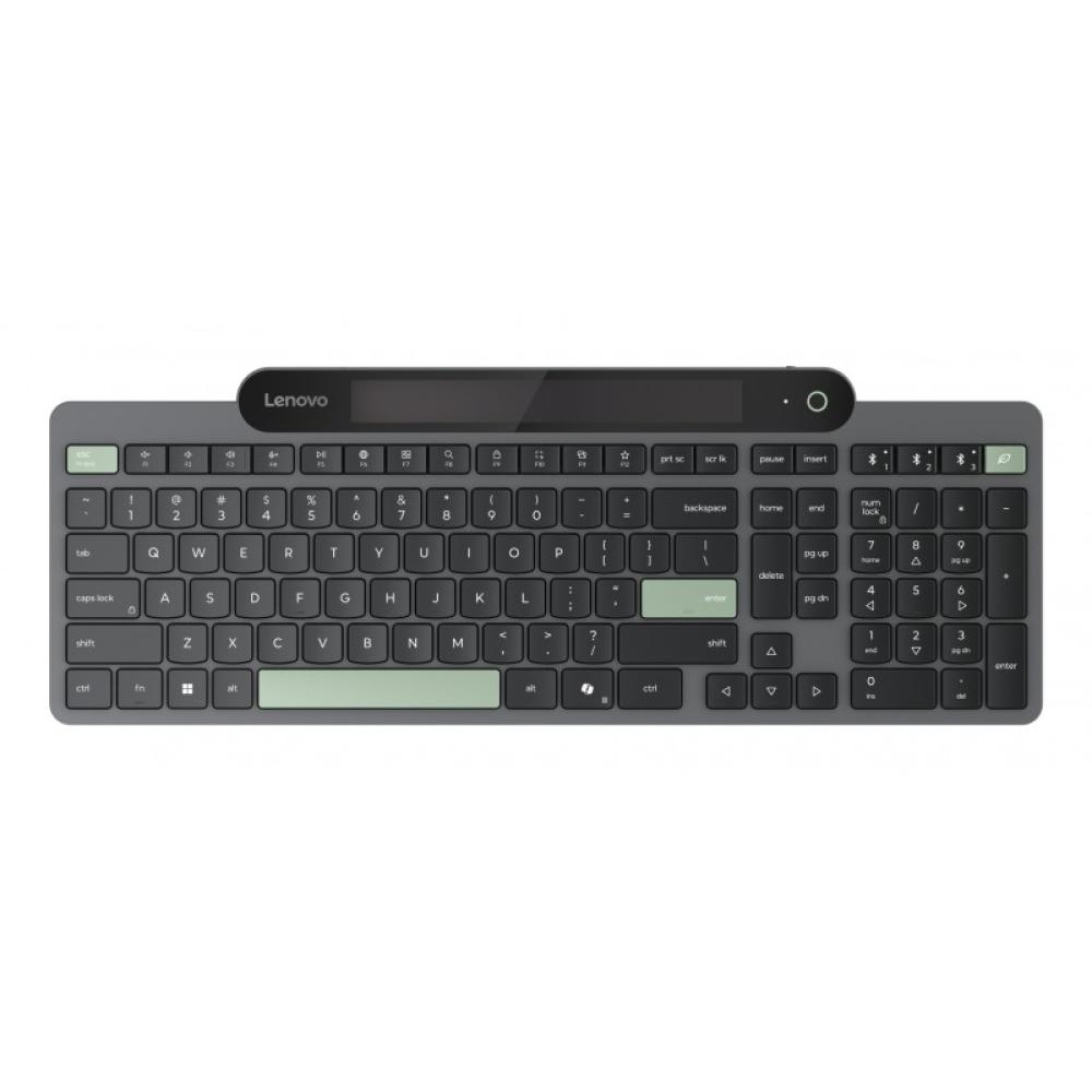 Lenovo - Self-Charging Bluetooth (ES 172) teclado Hogar / Oficina Español Negro, Verde