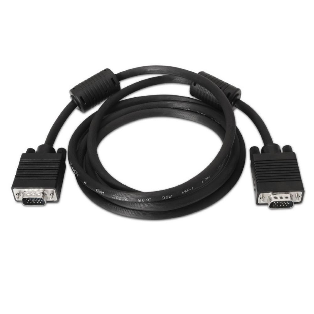 AISENS - A113-0073 cable VGA 6 m VGA (D-Sub) Negro
