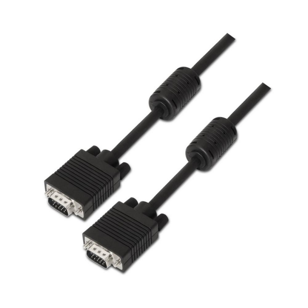 AISENS - A113-0073 cable VGA 6 m VGA (D-Sub) Negro
