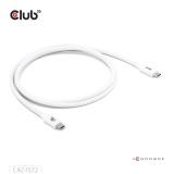CLUB3D - CAC-1572 cable USB USB4 Gen 2x2 1,2 m USB C Blanco