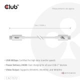 CLUB3D - CAC-1572 cable USB USB4 Gen 2x2 1,2 m USB C Blanco