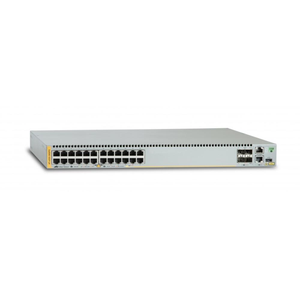 Allied Telesis - AT-x930-28GPX Gestionado L3 Gigabit Ethernet (10/100/1000) Energía sobre Ethernet (PoE) Gris