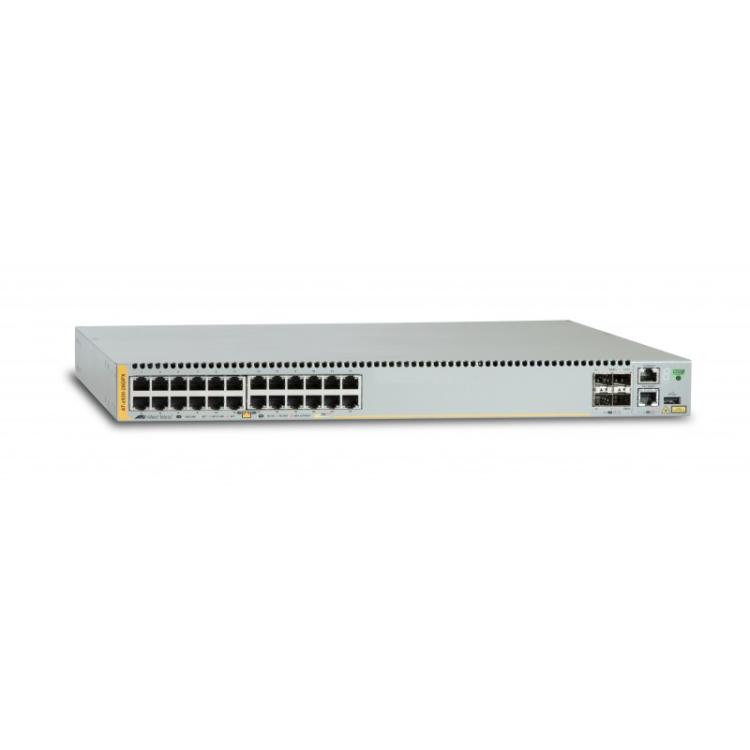 Allied Telesis - AT-x930-28GPX Gestionado L3 Gigabit Ethernet (10/100/1000) Energía sobre Ethernet (PoE) Gris