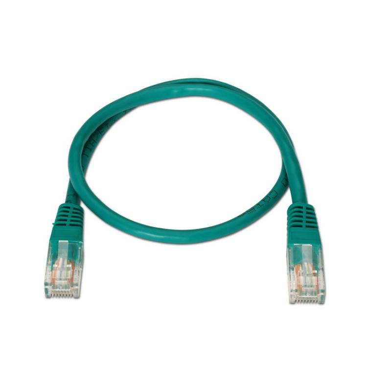 AISENS - A135-0245 cable de red Verde 0,5 m Cat6 U/UTP (UTP)
