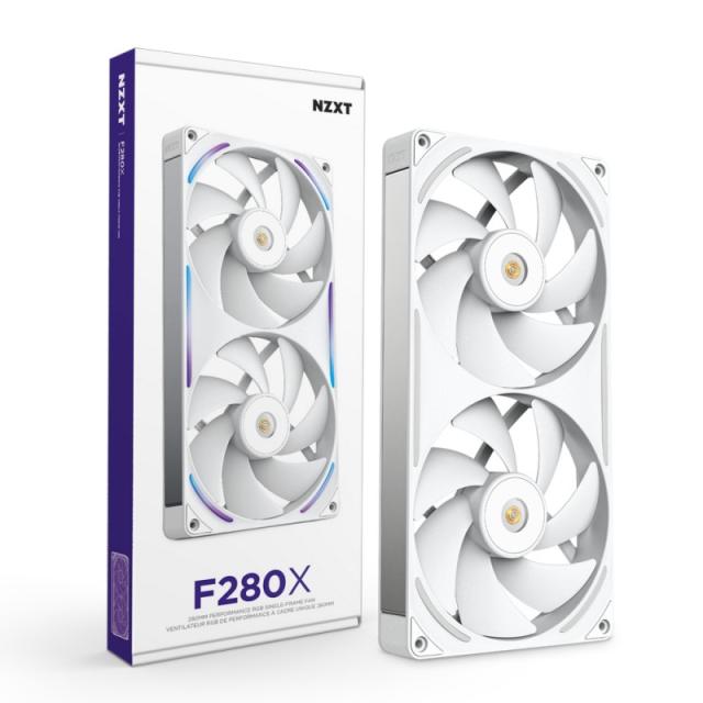 NZXT - F280X Carcasa del ordenador Ventilador 14 cm Blanco 1 pieza(s)