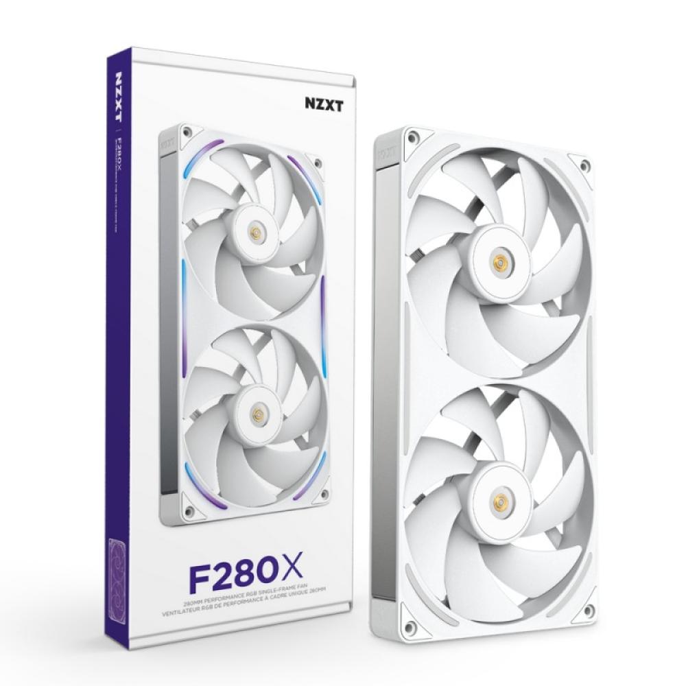 NZXT - F280X Carcasa del ordenador Ventilador 14 cm Blanco 1 pieza(s)