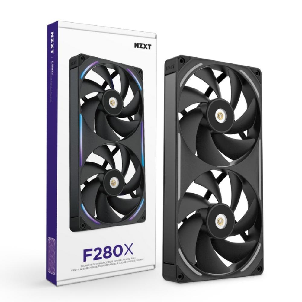 NZXT - F280X Carcasa del ordenador Ventilador 14 cm Negro 1 pieza(s)