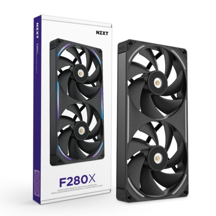 NZXT - F280X Carcasa del ordenador Ventilador 14 cm Negro 1 pieza(s)