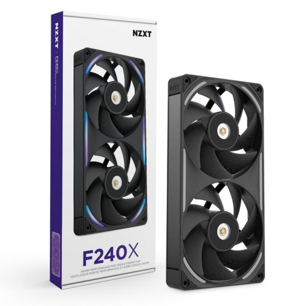 NZXT - F240X Carcasa del ordenador Ventilador 12 cm Negro 1 pieza(s)