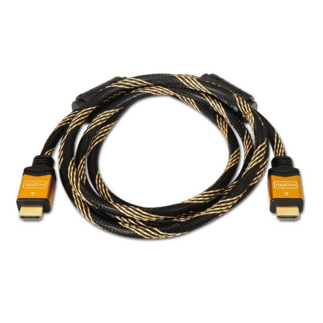 AISENS - A119-0110 cable HDMI 1 m HDMI tipo A (Estándar) Negro, Naranja