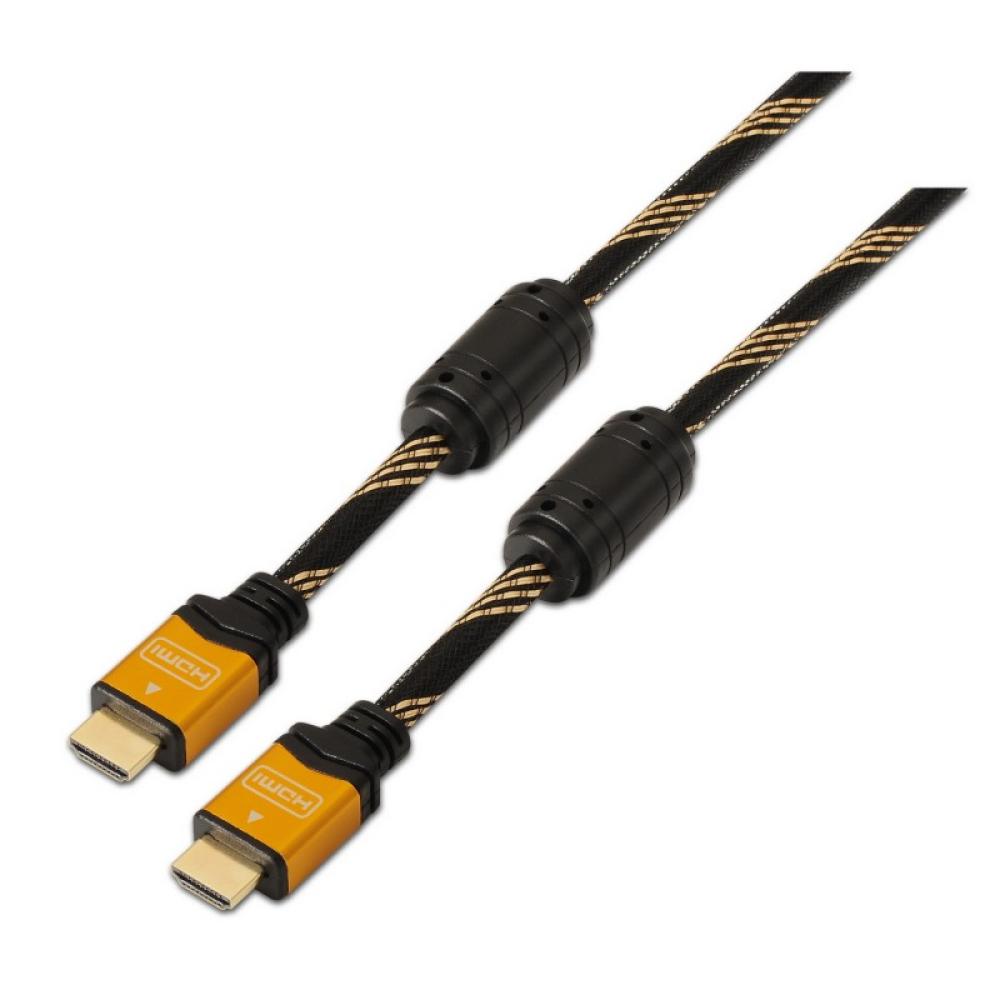 AISENS - A119-0110 cable HDMI 1 m HDMI tipo A (Estándar) Negro, Naranja