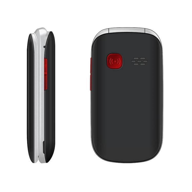 Funker - E350 Max Audio 3 Plus 4G – Teléfono con tapa – Negro