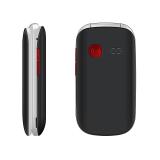 Funker - E350 Max Audio 3 Plus 4G – Teléfono con tapa – Negro