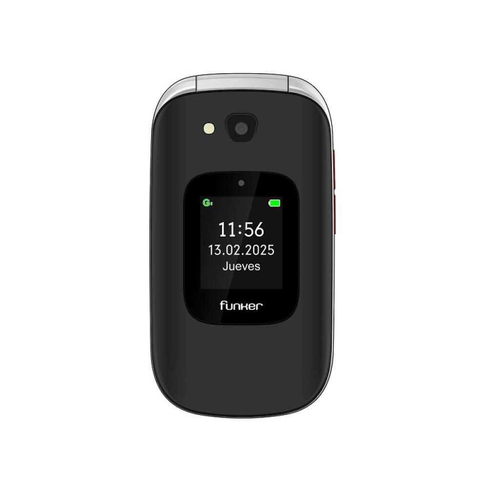 Funker - E350 Max Audio 3 Plus 4G – Teléfono con tapa – Negro
