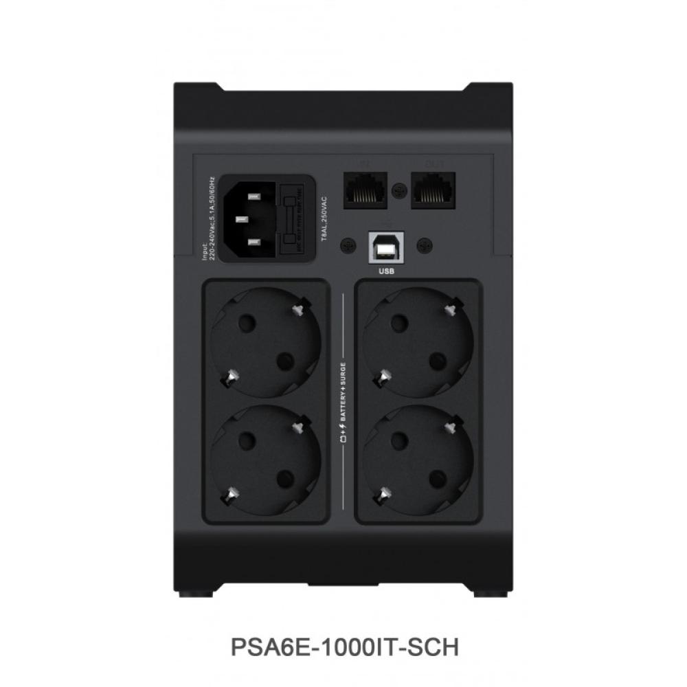 Vertiv - PSA6E-1000IT-SCH sistema de alimentación ininterrumpida (UPS) Línea interactiva 1 kVA 525 W 4 salidas AC