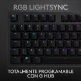 Logitech G - 920-009344 teclado Juego USB QWERTY Español Carbono