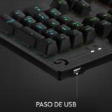Logitech G - 920-009344 teclado Juego USB QWERTY Español Carbono