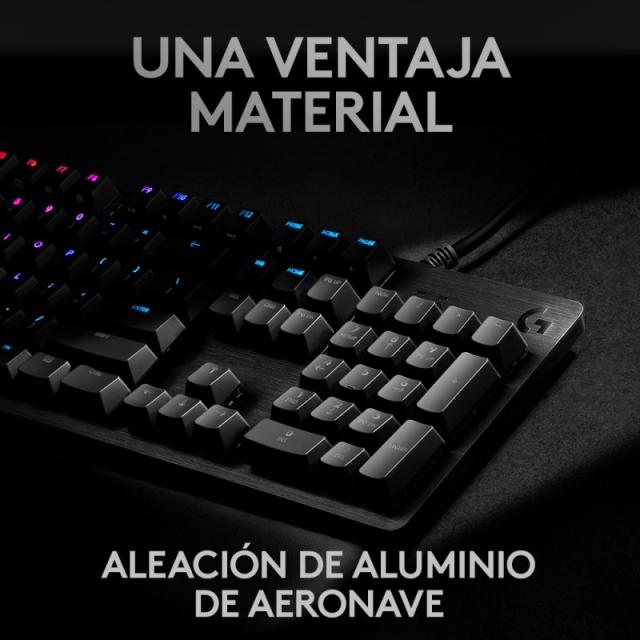 Logitech G - 920-009344 teclado Juego USB QWERTY Español Carbono