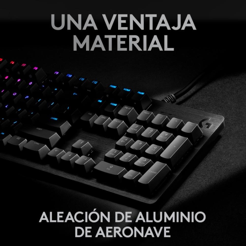 Logitech G - 920-009344 teclado Juego USB QWERTY Español Carbono
