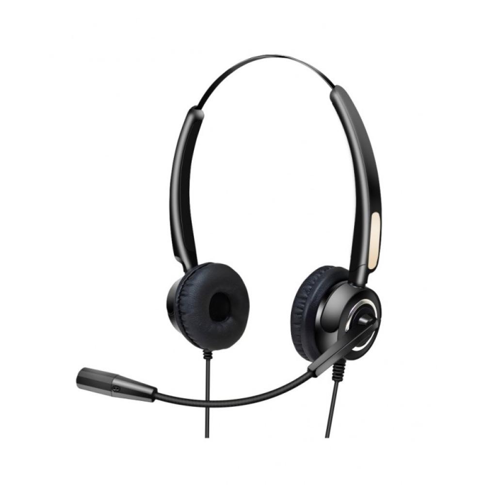 Urban Factory - USB HEADSET WITH REMOTE CONTROL Auriculares Alámbrico Diadema USB tipo A Negro