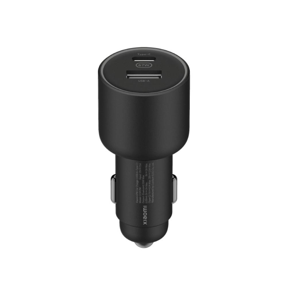 Xiaomi - 43907 cargador de dispositivo móvil Universal Negro Encendedor de cigarrillos Auto