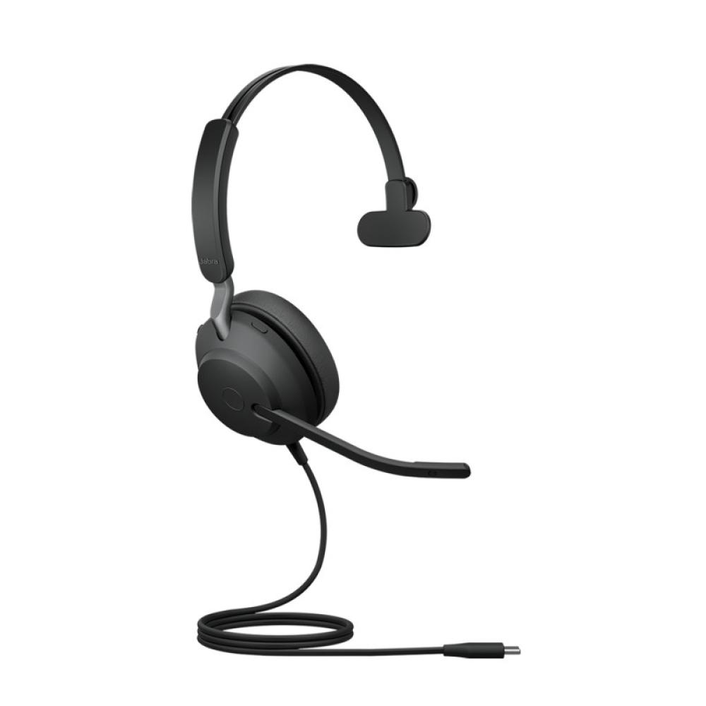 Jabra - Evolve2 40 SE Auriculares Alámbrico Diadema Llamadas/Música USB Tipo C Negro - 24189-889-899
