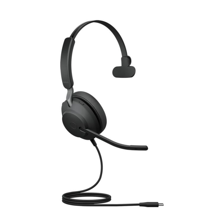 Jabra - Evolve2 40 SE Auriculares Alámbrico Diadema Llamadas/Música USB Tipo C Negro - 24189-889-899