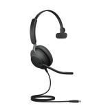 Jabra - Evolve2 40 SE Auriculares Alámbrico Diadema Llamadas/Música USB Tipo C Negro - 24189-889-899