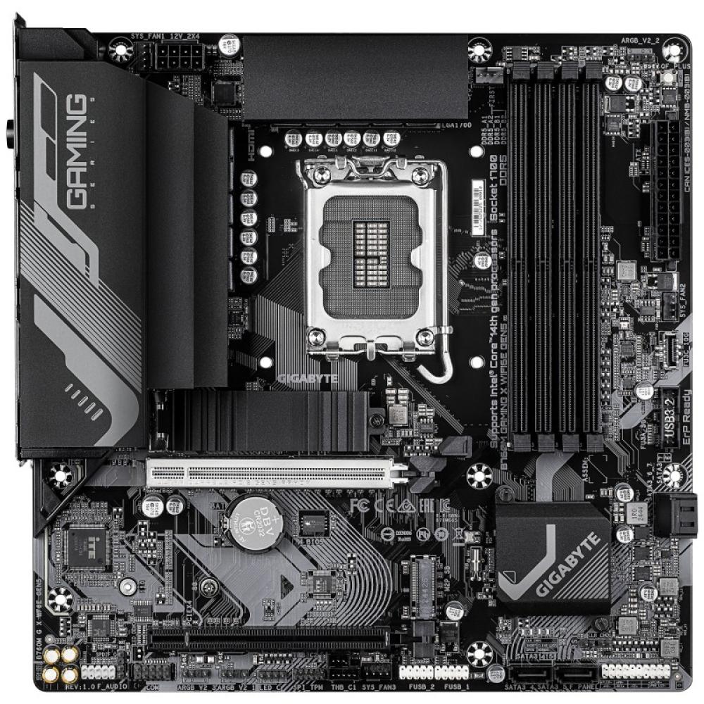 GIGABYTE - B760M GAMING X WIFI6E GEN5 Placa Base – Compatible con procesadores Intel Core 14ª generación, VRM de 8+1+1 fases, ha