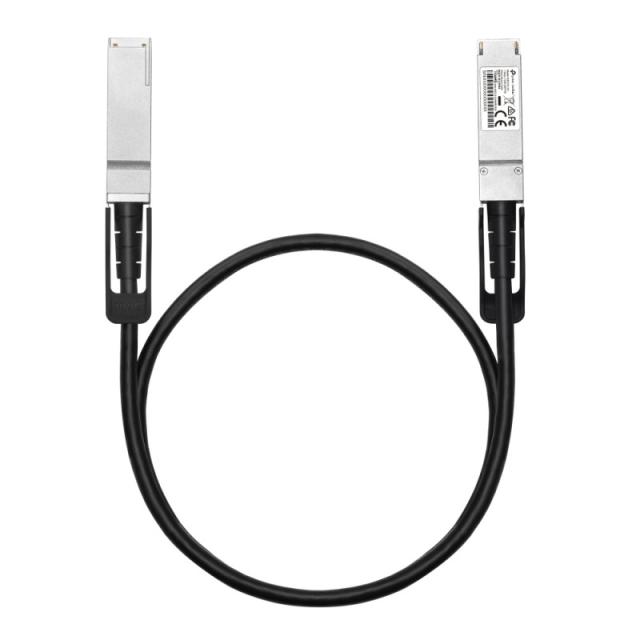 TP-Link - Omada SM9220-1M Cable de fibra óptica e InfiniBand QSFP28 Twinax Negro
