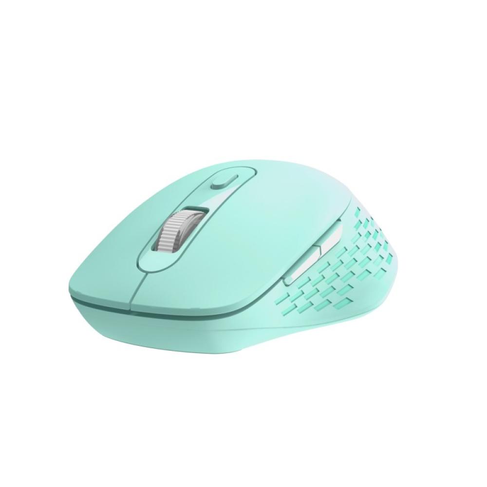 Nilox - RATON DUAL WIRELESS 1600 DPI VERDE ratón Oficina Bluetooth + USB Type-A Óptico