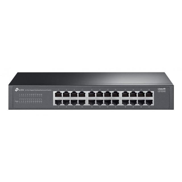 TP-Link - LS1024G switch No administrado Gigabit Ethernet (10/100/1000) Negro