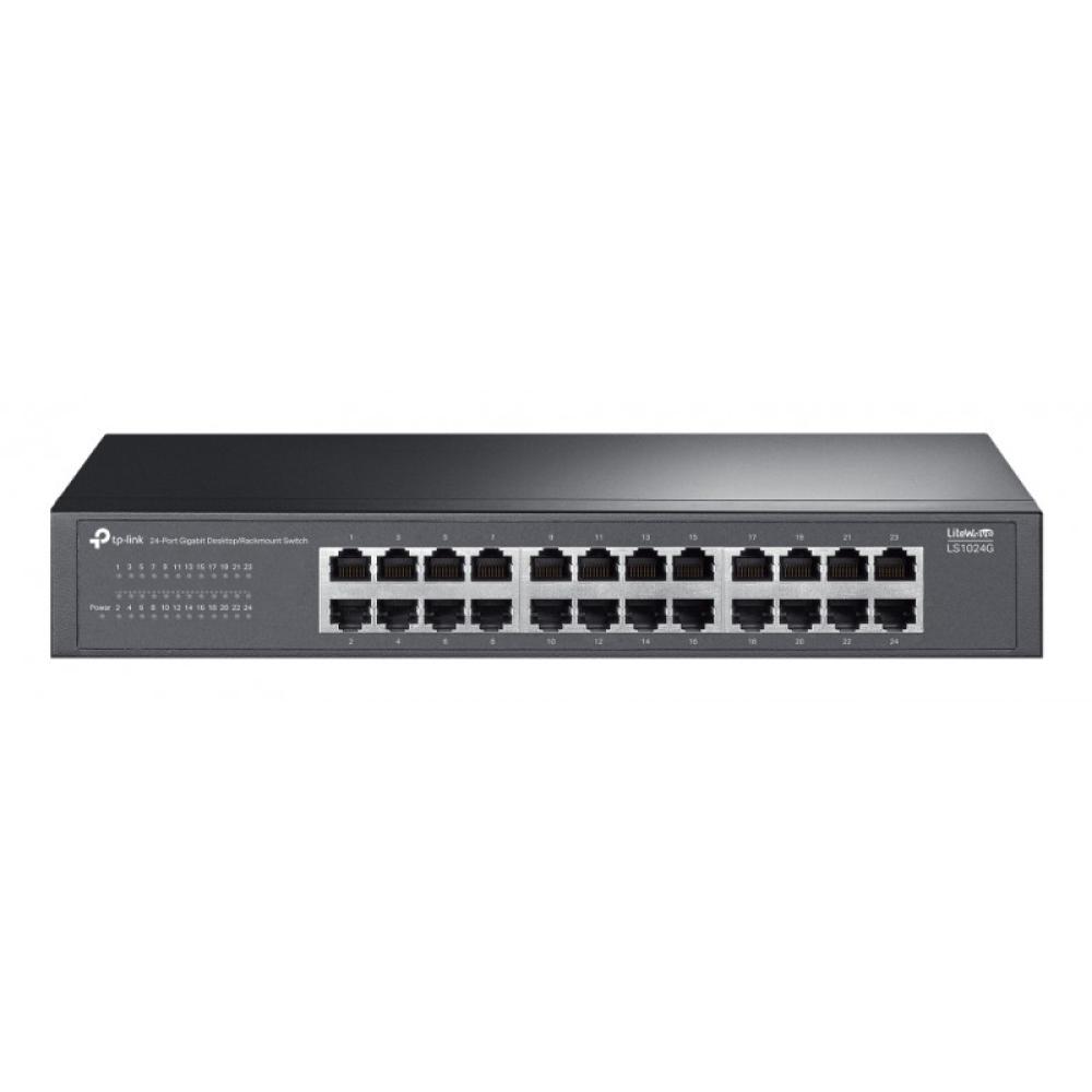 TP-Link - LS1024G switch No administrado Gigabit Ethernet (10/100/1000) Negro