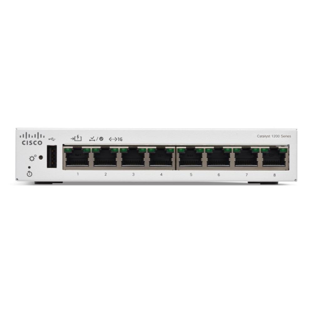 Cisco - C1200-8T-D switch Gestionado L2/L3 Gigabit Ethernet (10/100/1000) Blanco