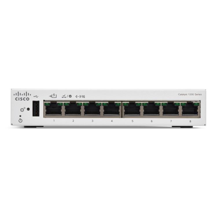 Cisco - C1200-8T-D switch Gestionado L2/L3 Gigabit Ethernet (10/100/1000) Blanco