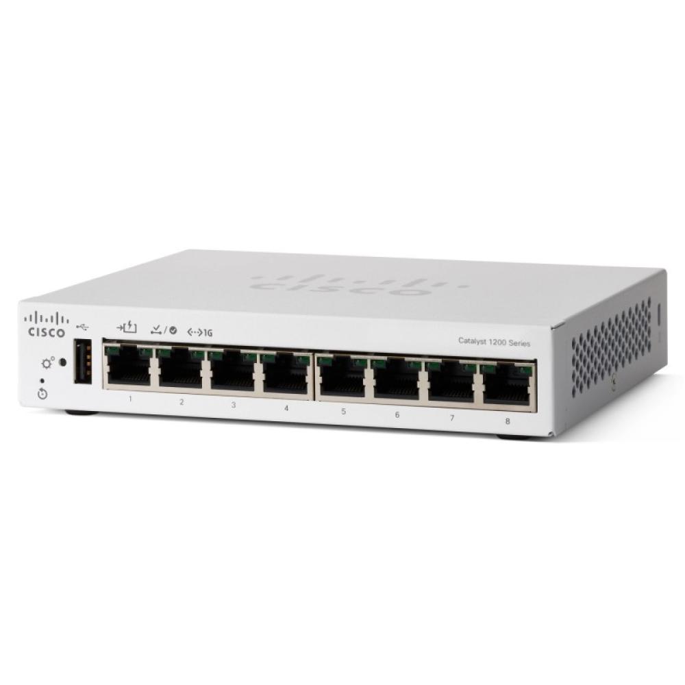 Cisco - C1200-8T-D switch Gestionado L2/L3 Gigabit Ethernet (10/100/1000) Blanco