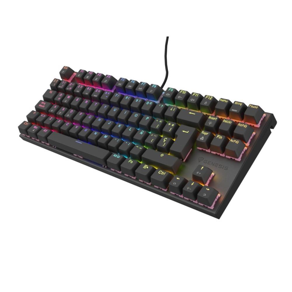 GENESIS - Thor 303 TKL teclado Juego USB QWERTY Español Negro