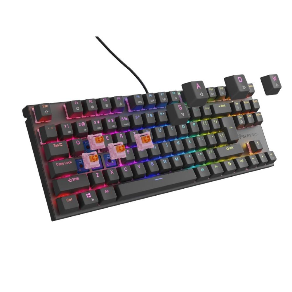 GENESIS - Thor 303 TKL teclado Juego USB QWERTY Español Negro